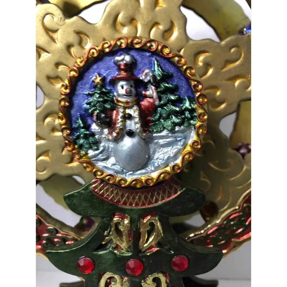 Santa & Snowman Ferris Wheel Decor